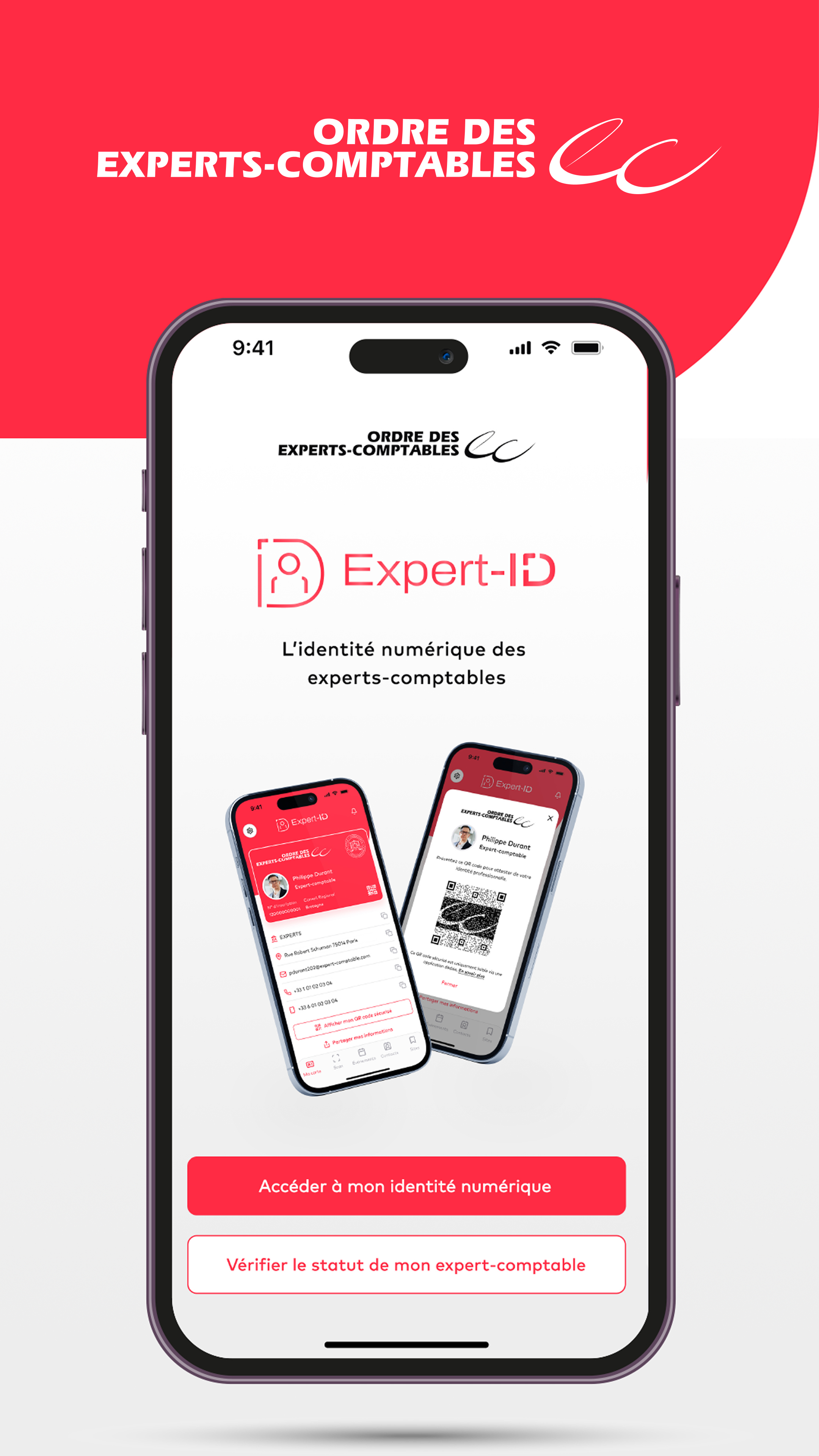 Expert-ID — Identité numérique des experts-comptables, Product Design par Pascal EK Loui