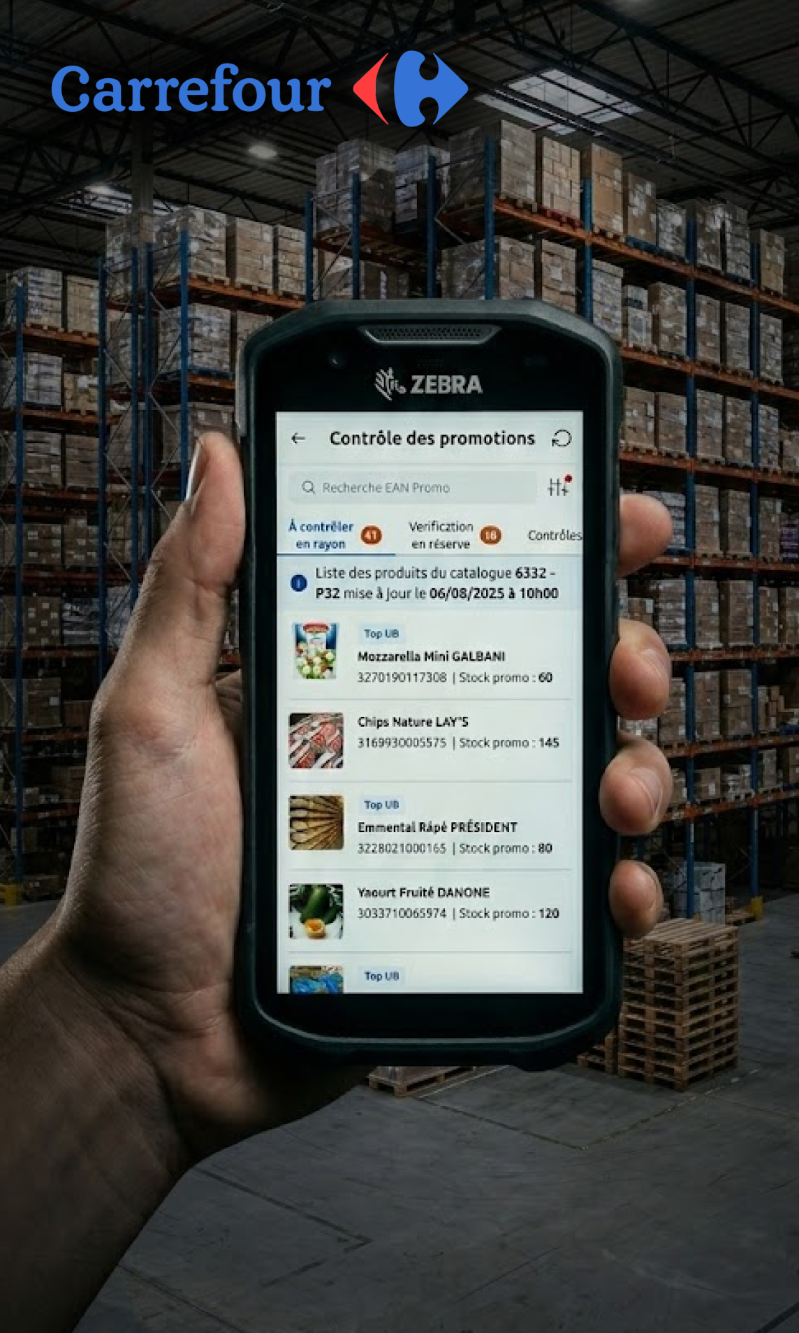 Carrefour Stock - Product Design / Retail / IA Project by Pascal EK Loui