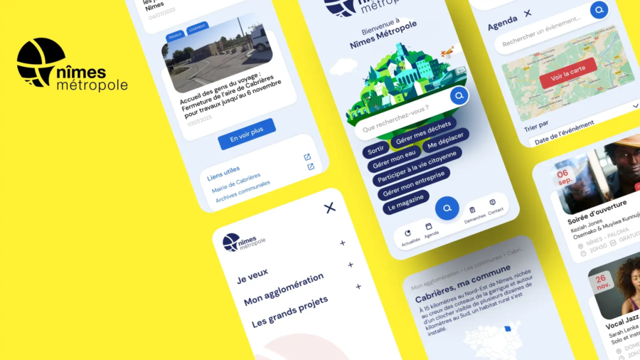 Etude de cas UX de Nîmes Métropole